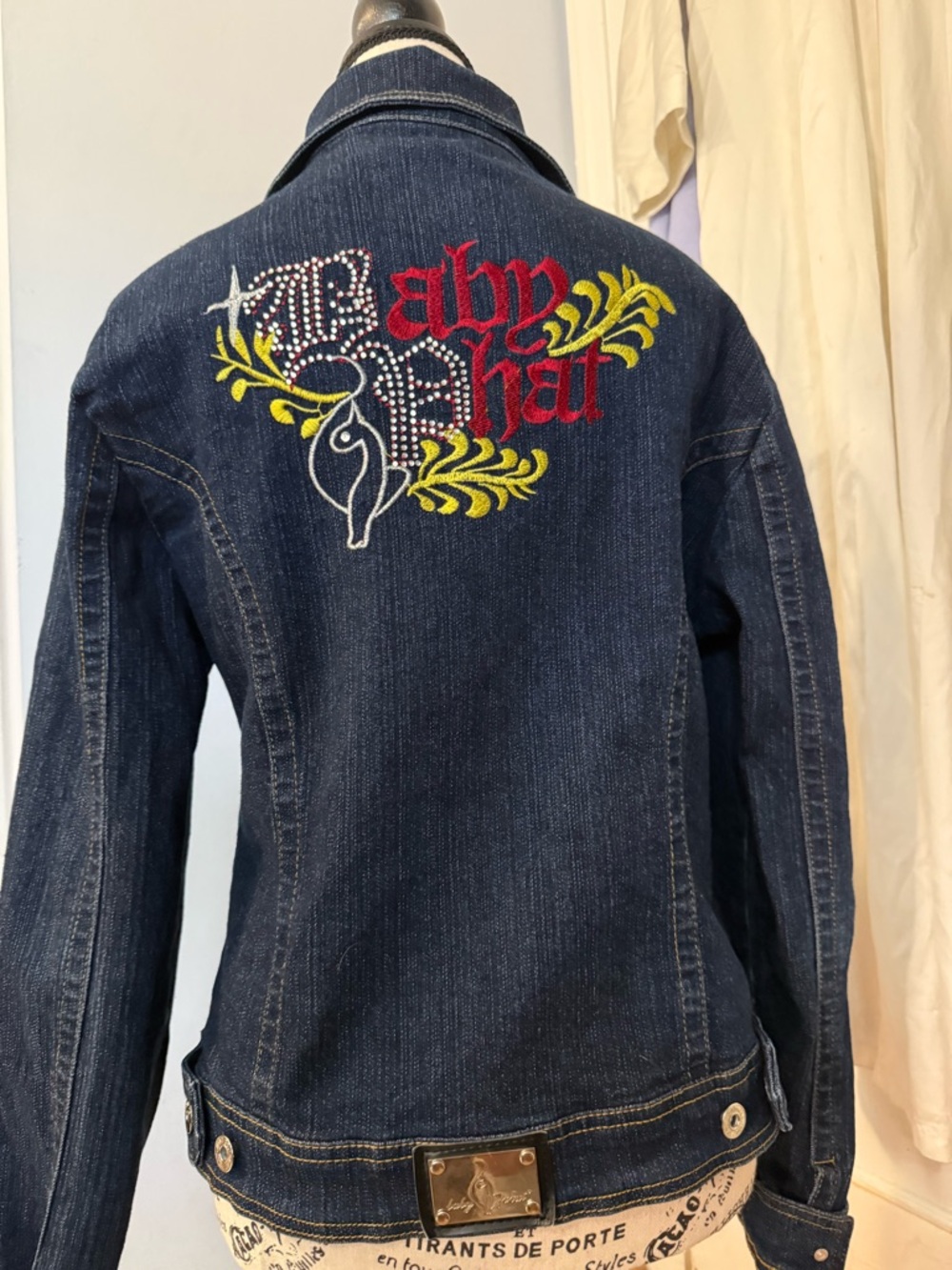 Y2K Baby Phat Rhinestone Denim Jacket - Picture 5 of 8